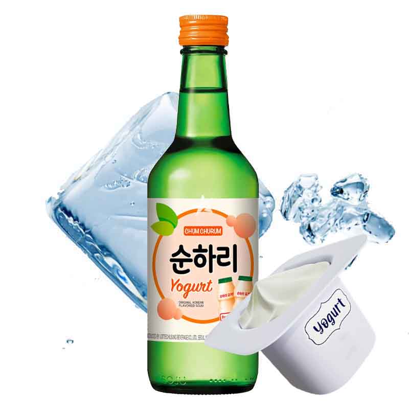 Soju Coreano Yogurt 350ml, LOTTE