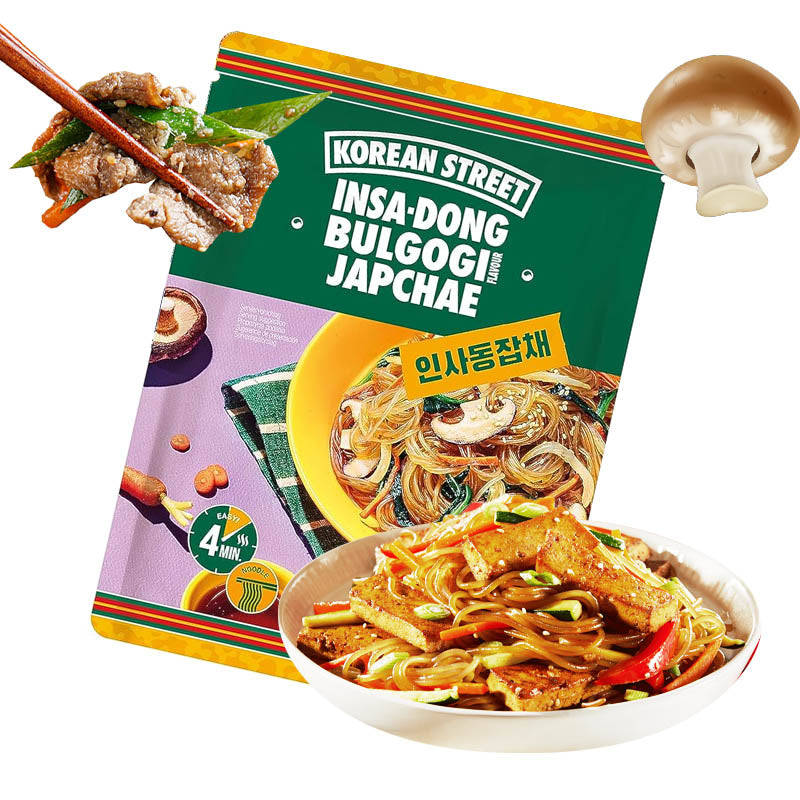 Fideos Bulgogi Japchae instantáneo 103grs | Korean Street