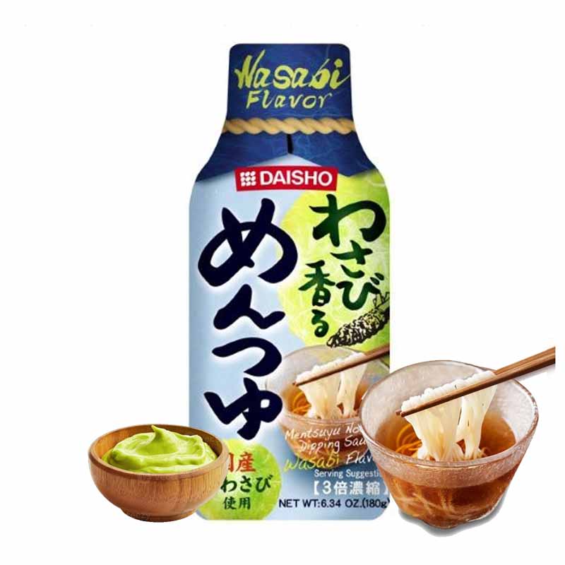 Salsa Mentsuyu Sabor Wasabi Japonés 180grs | Daisho