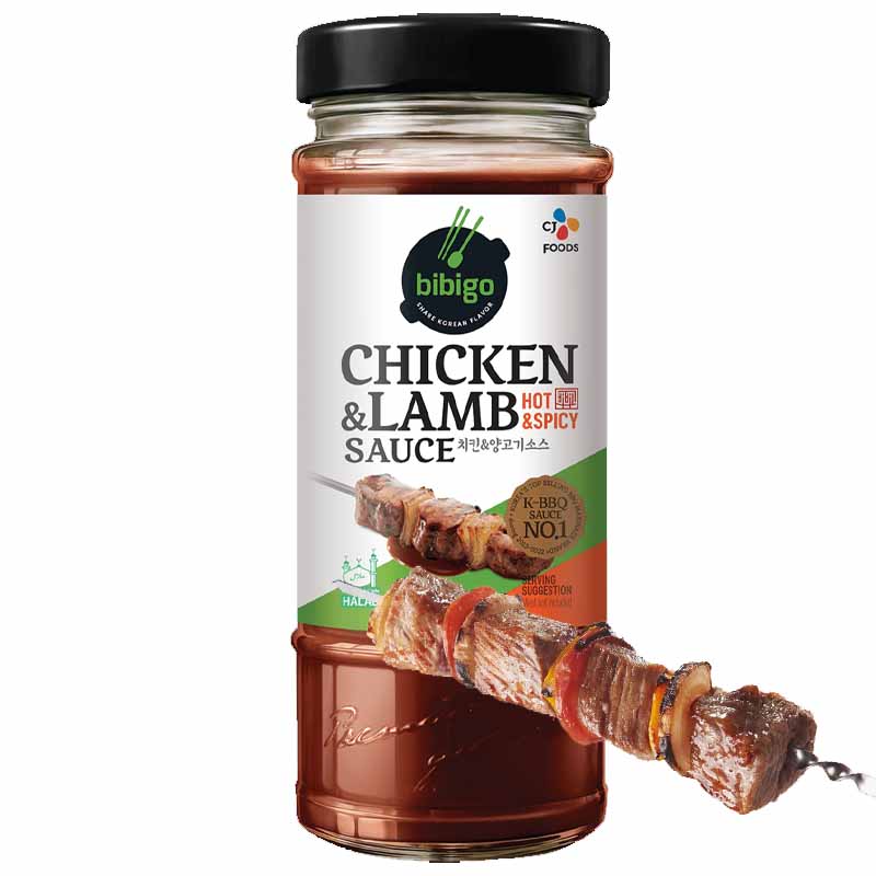 Salsa BBQ Picante Pollo cordero 490grs | Bibigo