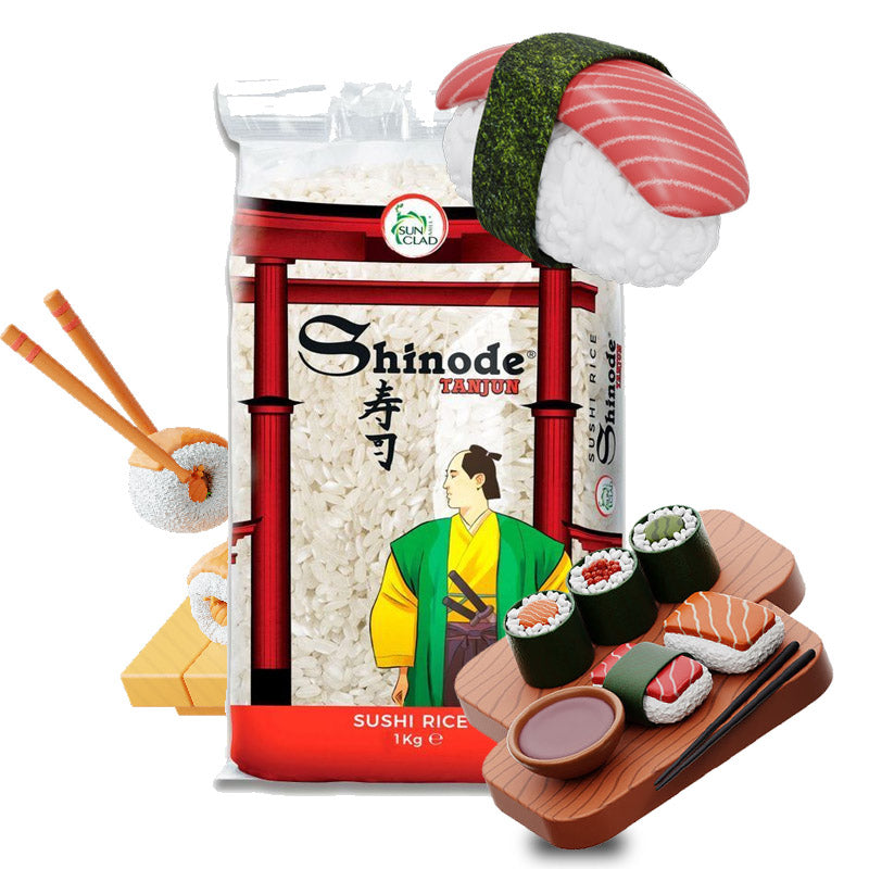 Arroz para sushi Japonés 1Kg | Shinode Tanjun